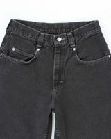 Vintage Lee Wide Leg Black Dark Wash Jeans - W28 L25