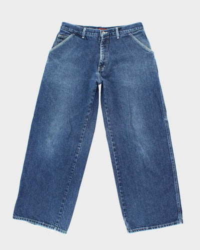 Vintage 90's Pepe Dark Wash Wide Leg Jeans - W32 L30
