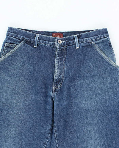 Vintage 90's Pepe Dark Wash Wide Leg Jeans - W32 L30