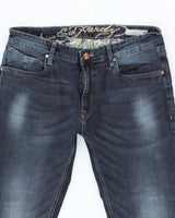 Vintage Y2k 00s Ed Hardy Embroidered Jeans - W36 L28