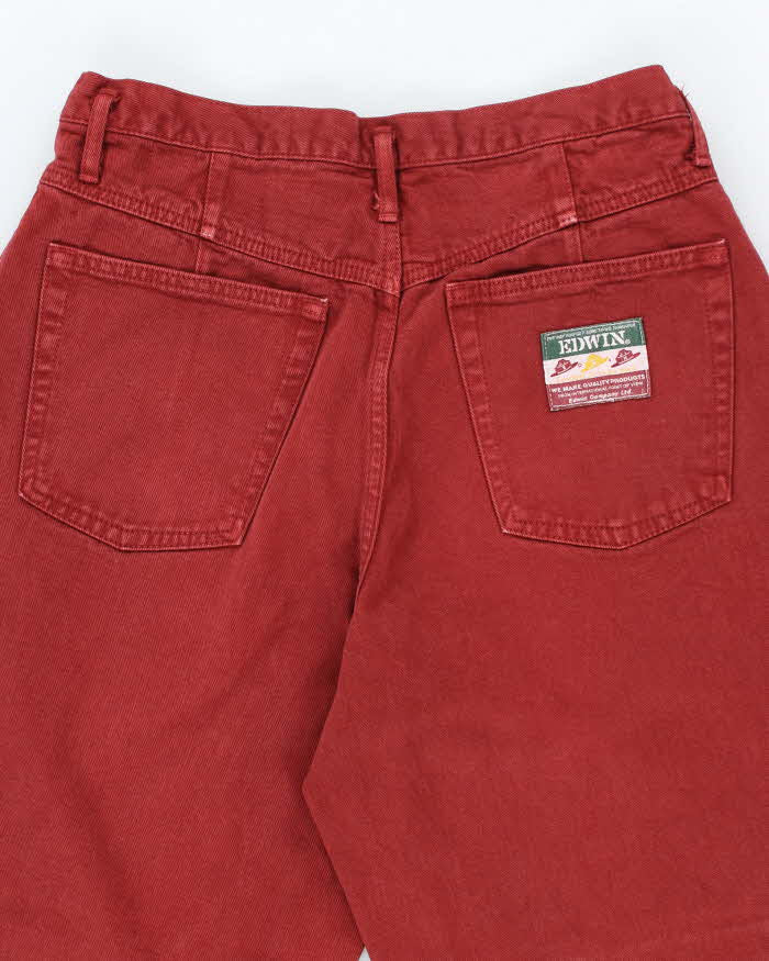 Vintage 90s Edwin Red Jeans - W34 L30