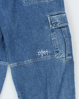 Vintage Y2K Xtreme Ultra Wide Leg Cargo Jeans - W28 L30