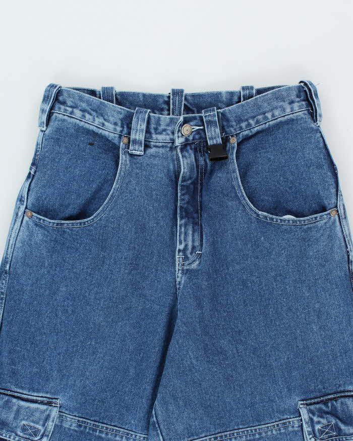 Vintage Y2K Xtreme Ultra Wide Leg Cargo Jeans - W28 L30