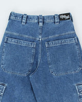 Vintage Y2K Xtreme Ultra Wide Leg Cargo Jeans - W28 L30