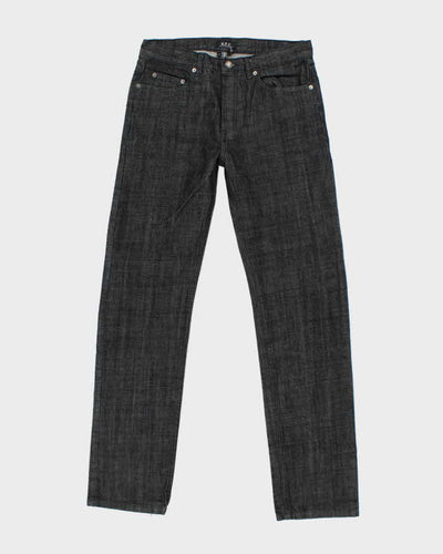 Vintage APC Heavyweight Dark Wash Raw Denim Jeans - W31 L32