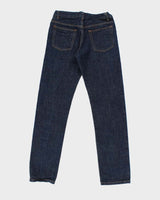 Vintage APC Dark Wash Selvedge Straight Leg Raw Denim Jeans - W30 L32