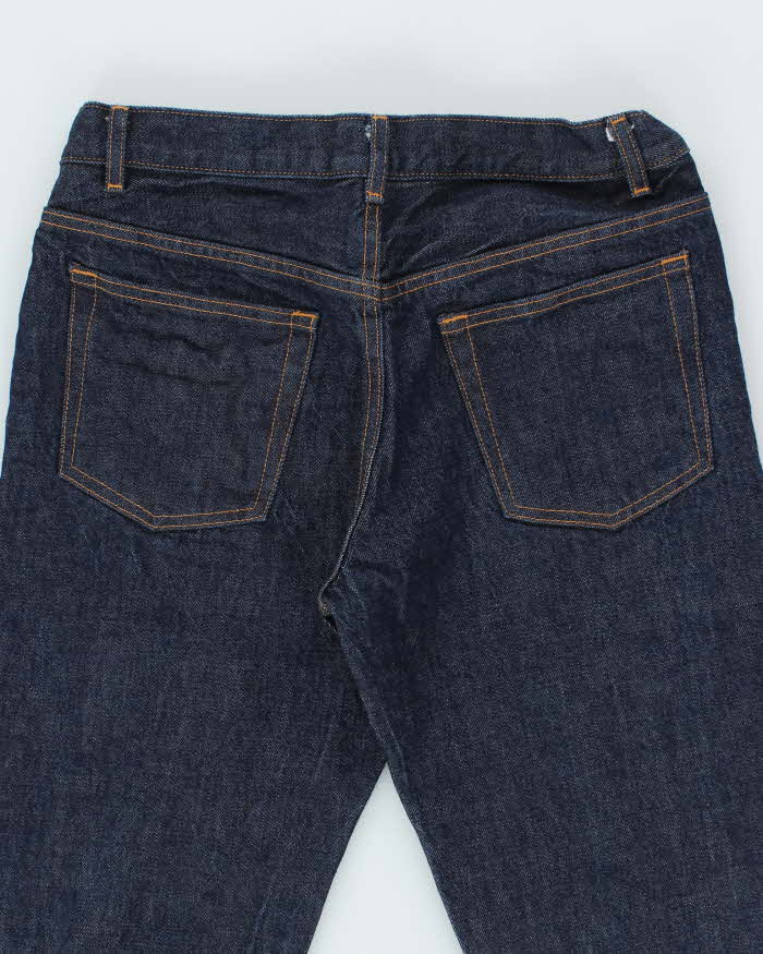 Vintage APC Dark Wash Selvedge Straight Leg Raw Denim Jeans - W30 L32