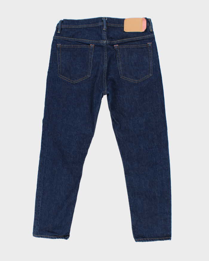 Vintage ACNE Selvedge Straight Leg Dark Wash Jeans - W32 L25