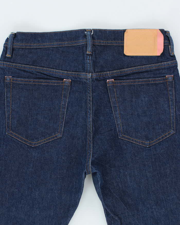 Vintage ACNE Selvedge Straight Leg Dark Wash Jeans - W32 L25