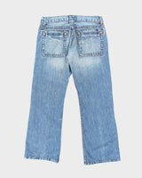 Vintage Y2K Go Up Medium Wash Flared Jeans - W34 L29