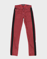 Vintage Y2K Guess Black Side Striped Straight Leg Jeans - W28 L32