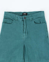 Vintage 2000's Enjoi Skateboards Wide Leg Green Denim Jeans - W32 L27