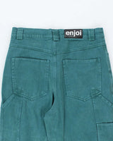 Vintage 2000's Enjoi Skateboards Wide Leg Green Denim Jeans - W32 L27
