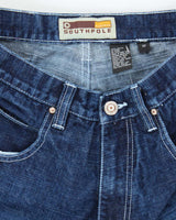 Vintage Y2K South Pole Heavyweight Wide Leg Textured Jeans - W28 L29