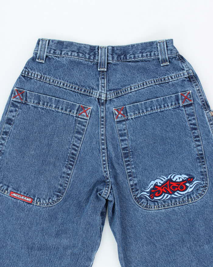 Vintage JNCO Wide Leg Dark Wash Denim Jeans - W28 L28
