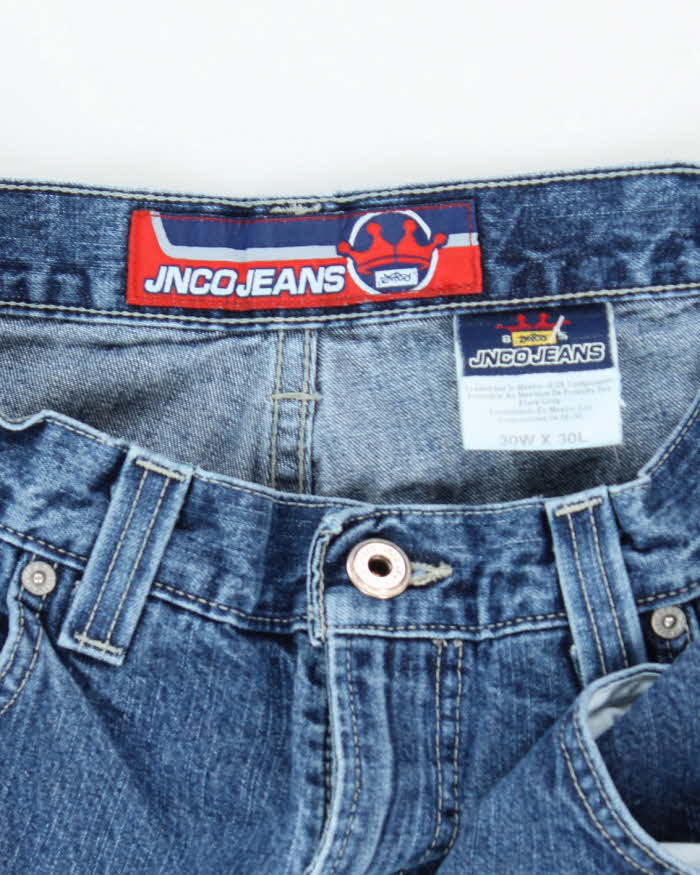 Vintage JNCO Wide Leg Dark Wash Denim Jeans - W28 L28