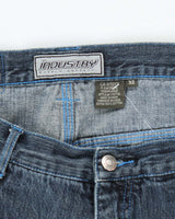 Vintage Y2K Industry Wide Leg Dark Wash Denim Jeans - W32 L30