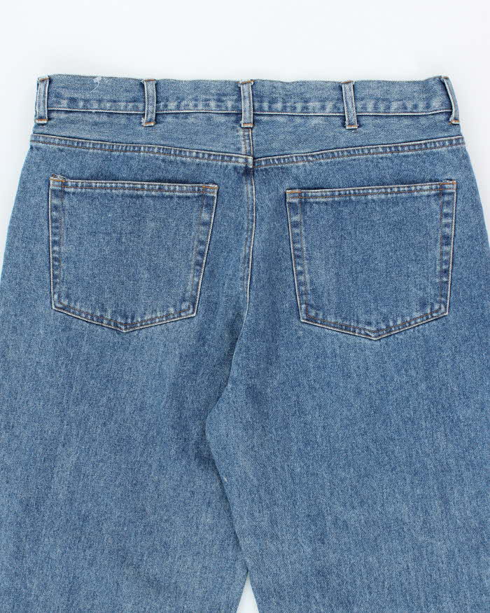 Vintage Y2K Tag Rag Side Studded Bootcut Medium Wash Jeans - W36 L31