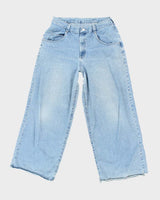 Vintage 90's Lee Pipes Ultra Wide Leg Light Wash Jeans - W34 L30