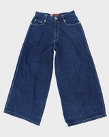 Vintage 90's Snakeyes Ultra Wide Leg Dark Wash Jeans - W30 L29
