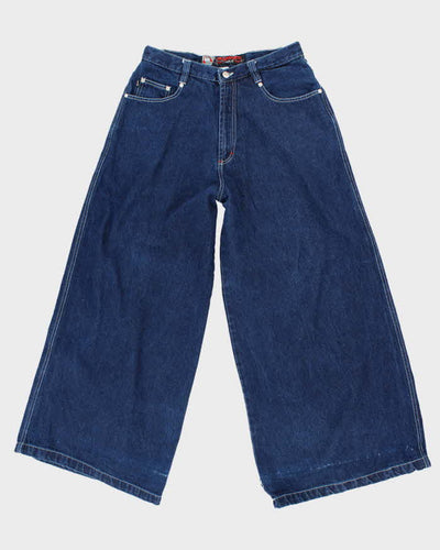 Vintage 90's Snakeyes Ultra Wide Leg Dark Wash Jeans - W30 L29