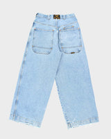 Vintage 2000's Sutter's Wide Leg Light Wash Denim Shorts - W28 L28