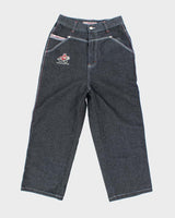 Vintage Y2K Ruen Jeans Embroidered Wide Leg Denim Jeans - W28 L23