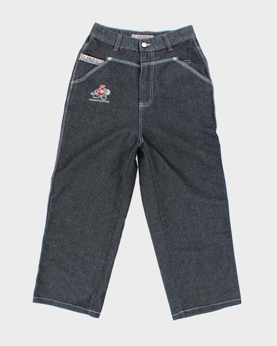 Vintage Y2K Ruen Jeans Embroidered Wide Leg Denim Jeans - W28 L23