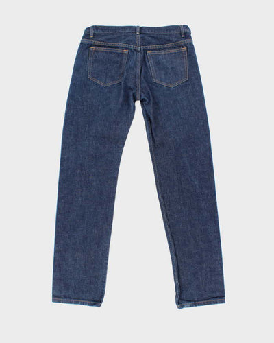 Vintage APC Indigo Dyed Straight Leg Selvedge Jeans - W33 L33