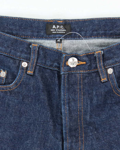 Vintage APC Indigo Dyed Straight Leg Selvedge Jeans - W33 L33