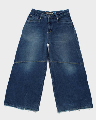 Vintage 90s Dynasty Greed Ultra Wide Leg Baggy Jeans - W36 L30