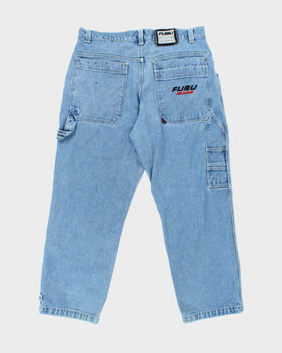 Vintage 90s FUBU Wide Leg Baggy Jeans - W40 L34