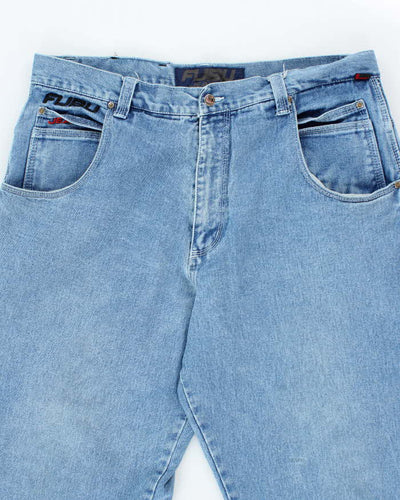 Vintage 90s FUBU Wide Leg Baggy Jeans - W40 L34