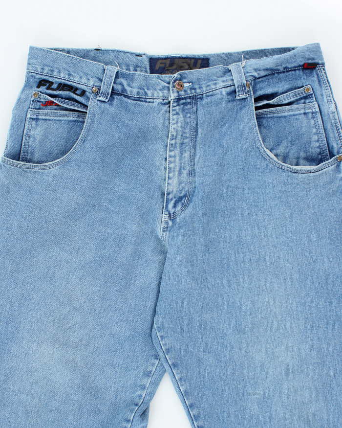 Vintage 90s FUBU Wide Leg Baggy Jeans - W40 L34