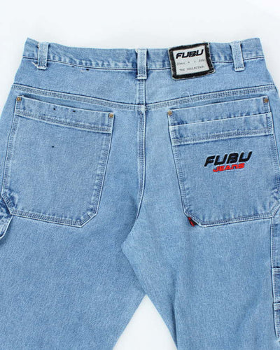 Vintage 90s FUBU Wide Leg Baggy Jeans - W40 L34