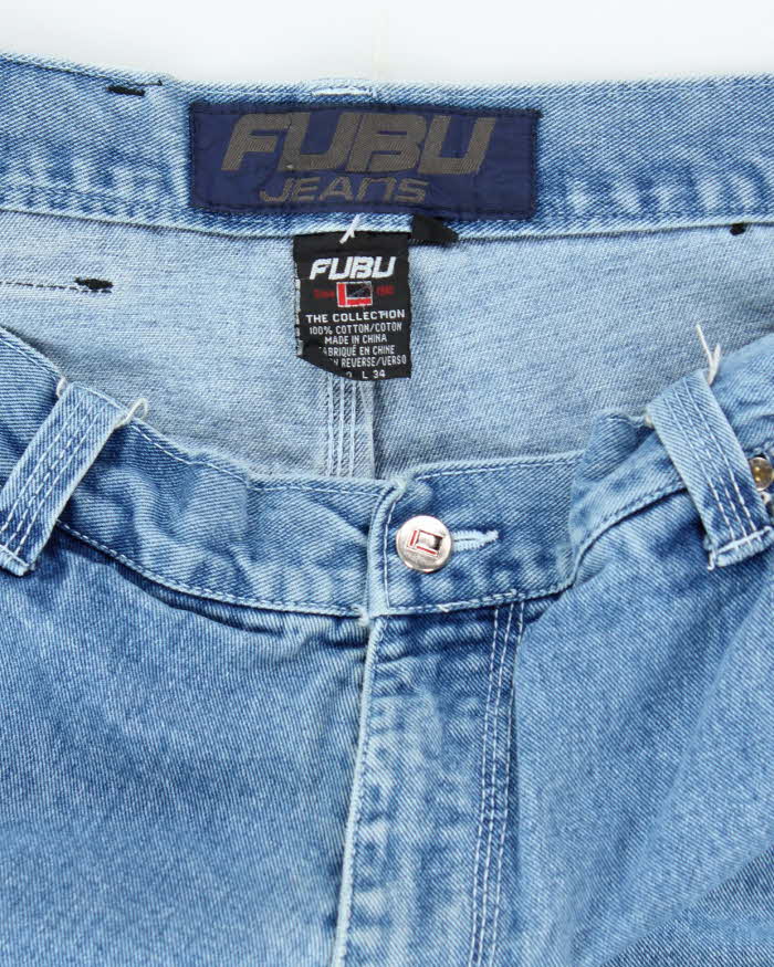 Vintage 90s FUBU Wide Leg Baggy Jeans - W40 L34