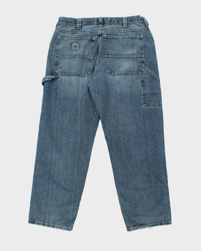 Vintage Y2K Wrangler Medium Wash Carpenter Jeans - W34 L31