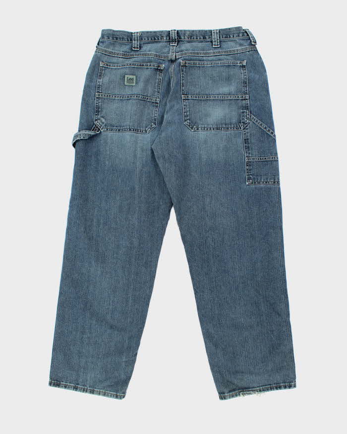 Vintage Y2K Wrangler Medium Wash Carpenter Jeans - W34 L31