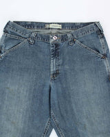 Vintage Y2K Wrangler Medium Wash Carpenter Jeans - W34 L31