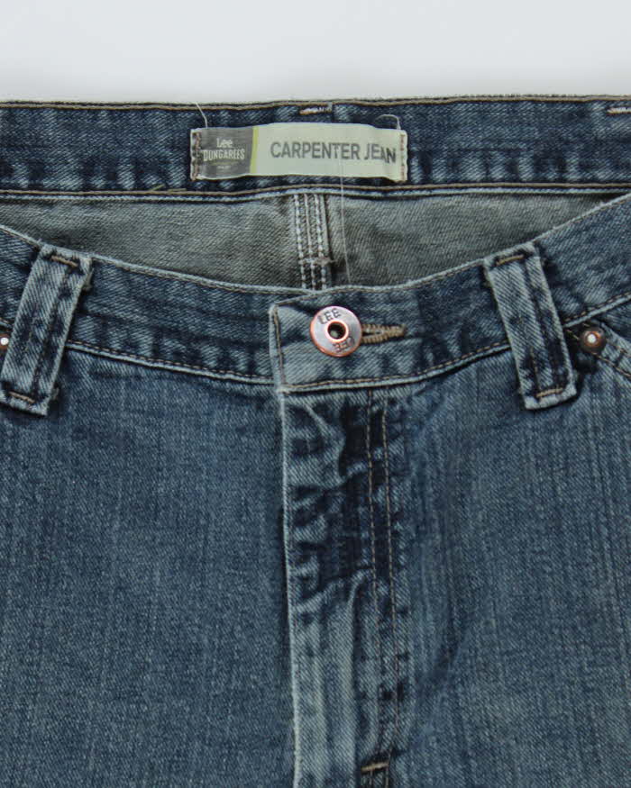 Vintage Y2K Wrangler Medium Wash Carpenter Jeans - W34 L31