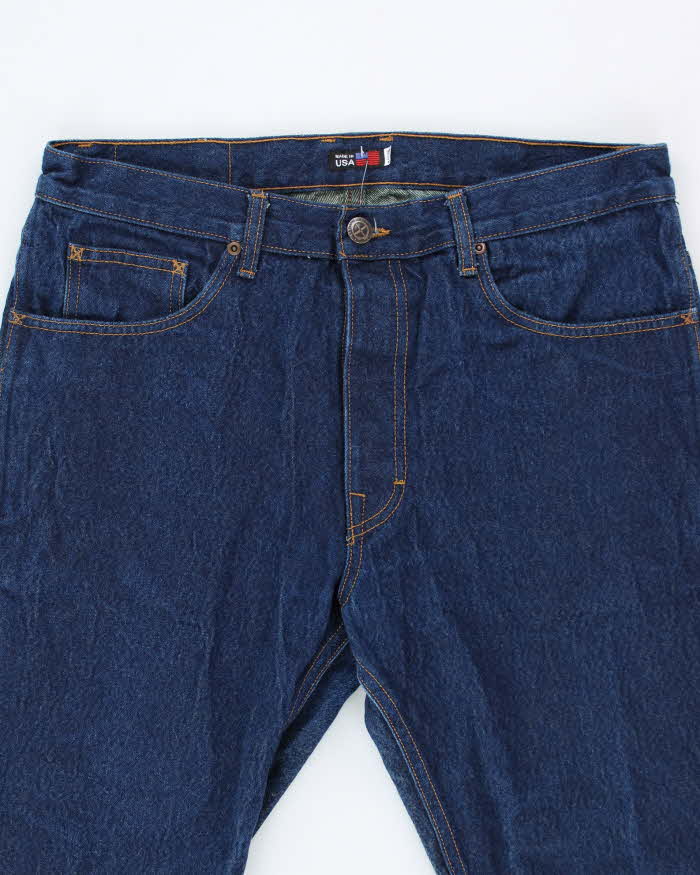 Vintage 2000's Mr Clarke Limited Kevlar Built Dark Wash Jeans - W34 L32