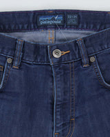 Vintage 2000's Patagonia Dark Wash Slim Lightweight Jeans - W32 L30