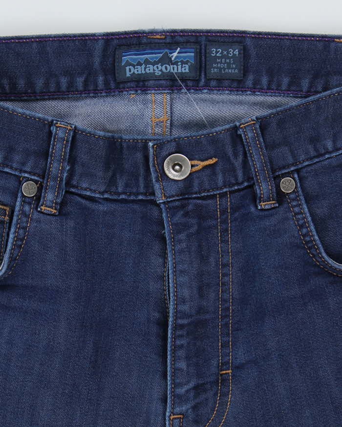 Vintage 2000's Patagonia Dark Wash Slim Lightweight Jeans - W32 L30