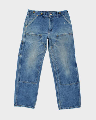 Vintage Carhartt Light Wash Double Knee Carpenter Jeans - W32 L27