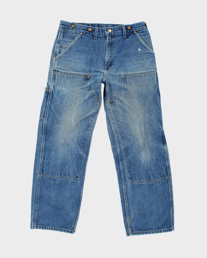 Vintage Carhartt Light Wash Double Knee Carpenter Jeans - W32 L27