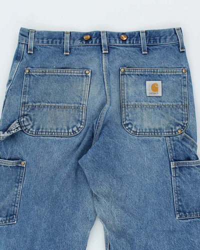 Vintage Carhartt Light Wash Double Knee Carpenter Jeans - W32 L27