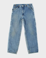 Vintage Carhartt Faded Light Wash Single Knee Carpenter Jeans - W30 L29