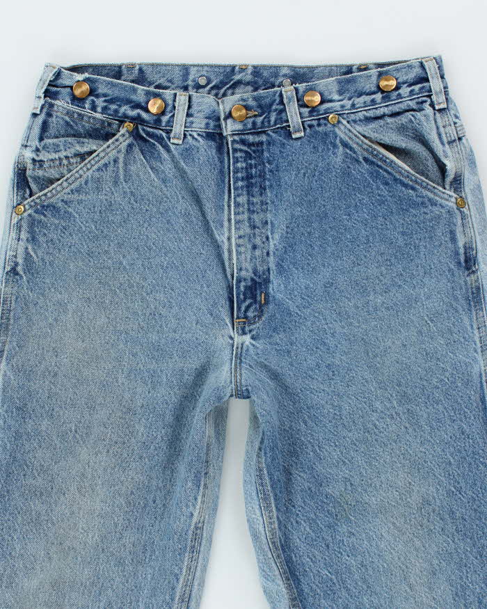 Vintage Carhartt Faded Light Wash Single Knee Carpenter Jeans - W30 L29