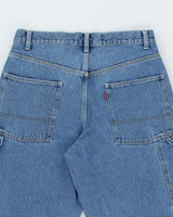 Vintage 2000's Levi's Wide Leg Medium Wash Carpenter Jeans - W30 L31
