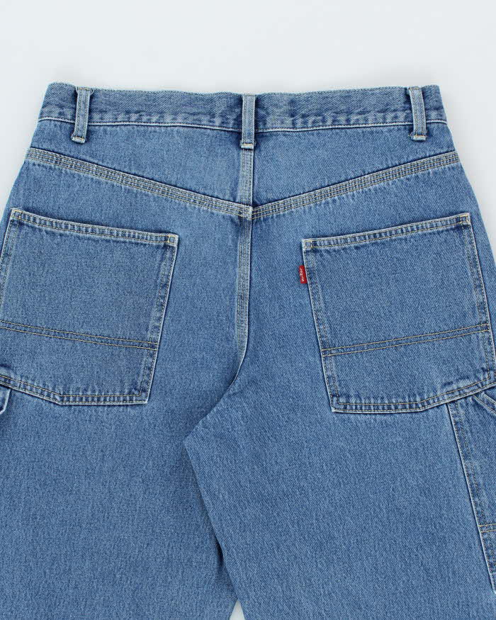Vintage 2000's Levi's Wide Leg Medium Wash Carpenter Jeans - W30 L31